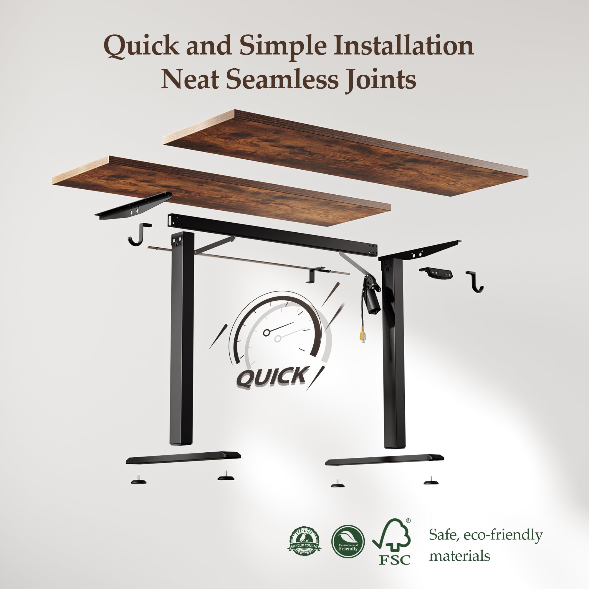 Quick and Simple Installation  
Neat Seamless Joints  

Safe, eco-friendly materials  

QUICK