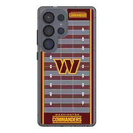 Keyscaper - NFL - Washington Commanders Galaxy Clear Field Design Case - S22 - Multicolor