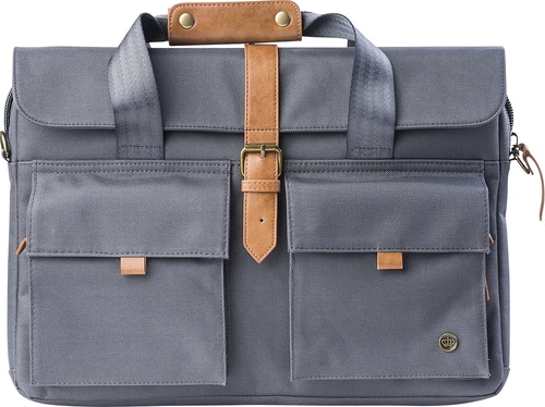 PKG - Messenger Laptop Case - Gray - Larger Front