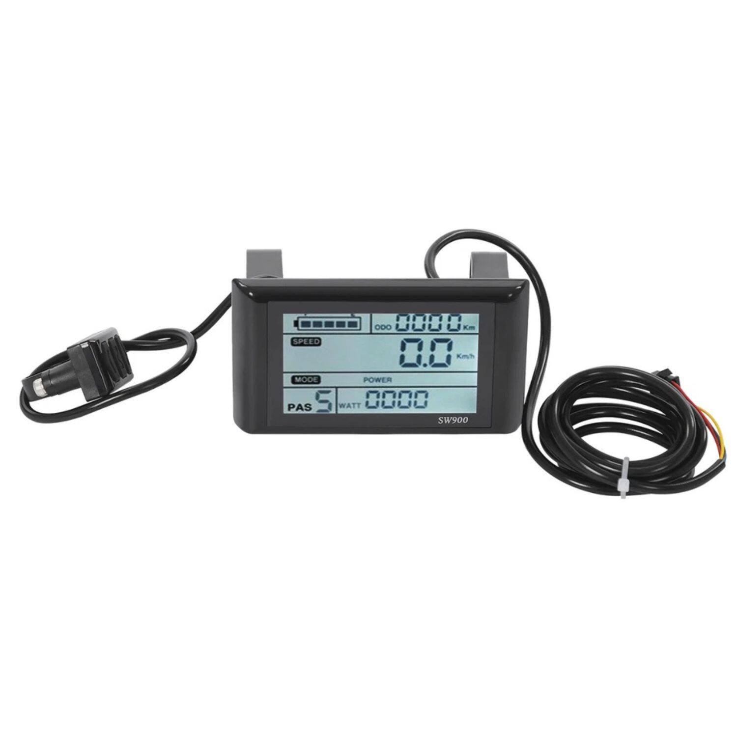 D 0000 Km  
SPEED 0.0 Kmh  
POWER 0000 WATT  
MODE PAS  
SW900