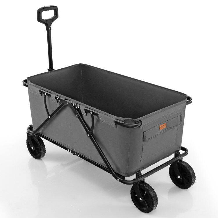 Front. Loheer - Loheer Collapsible Folding Wagon Cart Heavy Duty Utility Wagon All Terrain.
