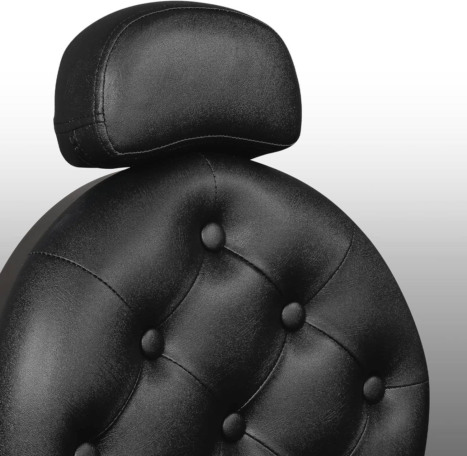 Alt View 1. Winado - Heavy Duty Barber Chair Vintage Salon Chair Hydraulic Recline Beauty Spa Styling - Black.