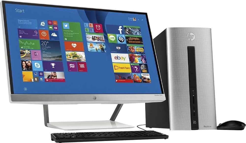 Best Buy: HP Pavilion Desktop AMD A8-Series 8GB Memory 1TB Hard 