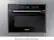 Front. Samsung - Trim Kit for Samsung MC12J8035CT Countertop Microwaves - Stainless Steel.