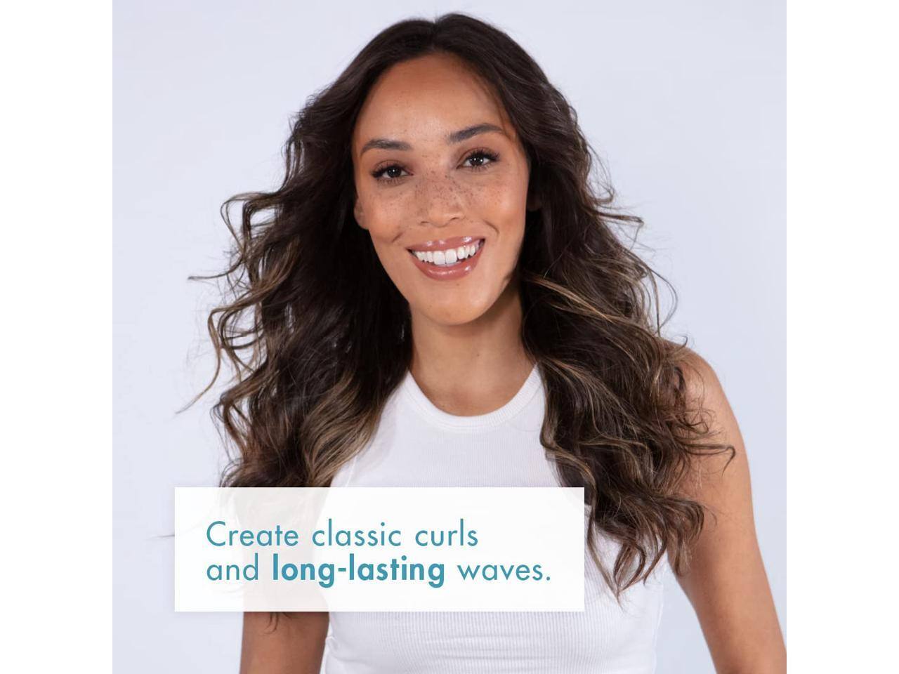Create classic curls and long-lasting waves.