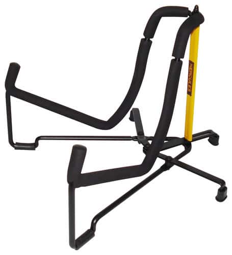 Front. Hercules - Travlite Electric Guitar Stand - Black.