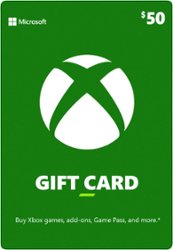 Microsoft - Xbox $50 Gift Card - Front_Zoom