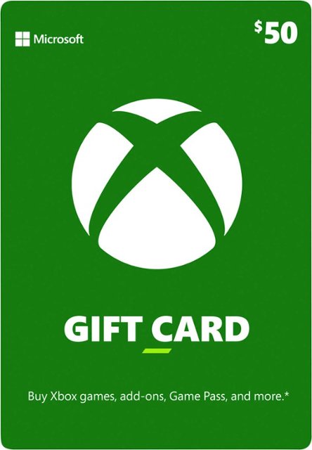 Microsoft Xbox $50 Gift Card XBOX MICROSOFT GIFT CARD 2015 - Best Buy