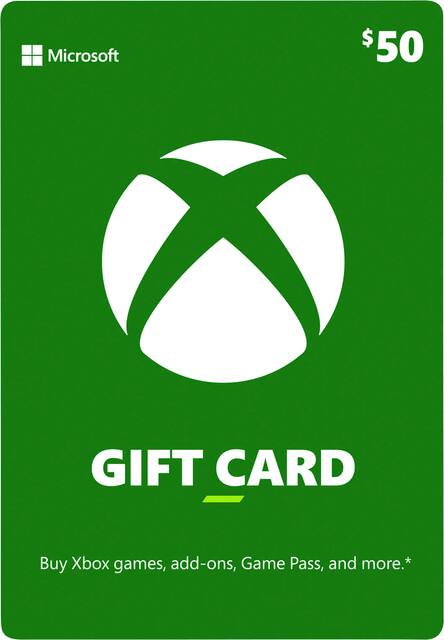 Microsoft - XBOX $50 Gift Card