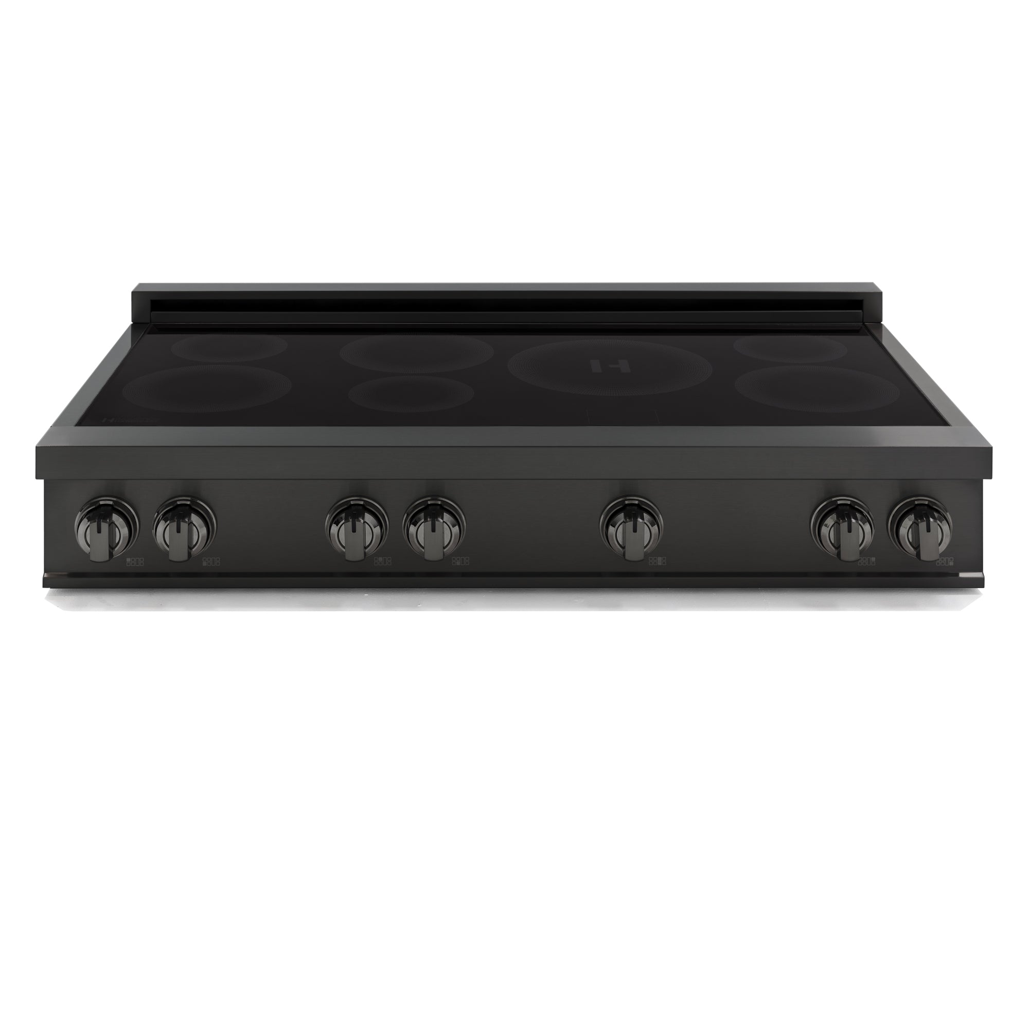 Angle. Induction Hardware - 48 Inch Induction Range CookTop, 7 burners - Black.