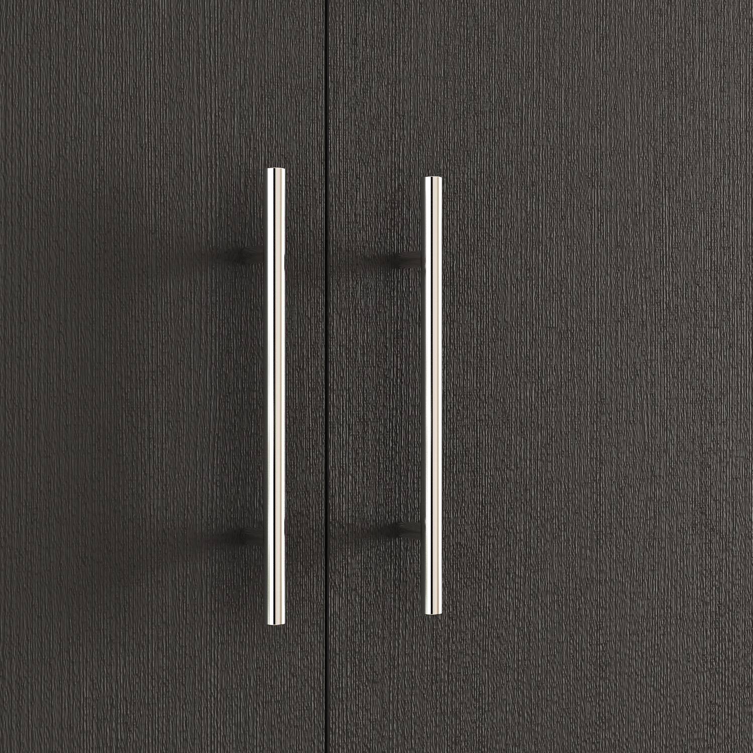 Alt View 2. FUFU&GAGA - Modern Minimalist Wardrobe – A Practical Blend of Storage Functionality and Space Aesthetics - Black.