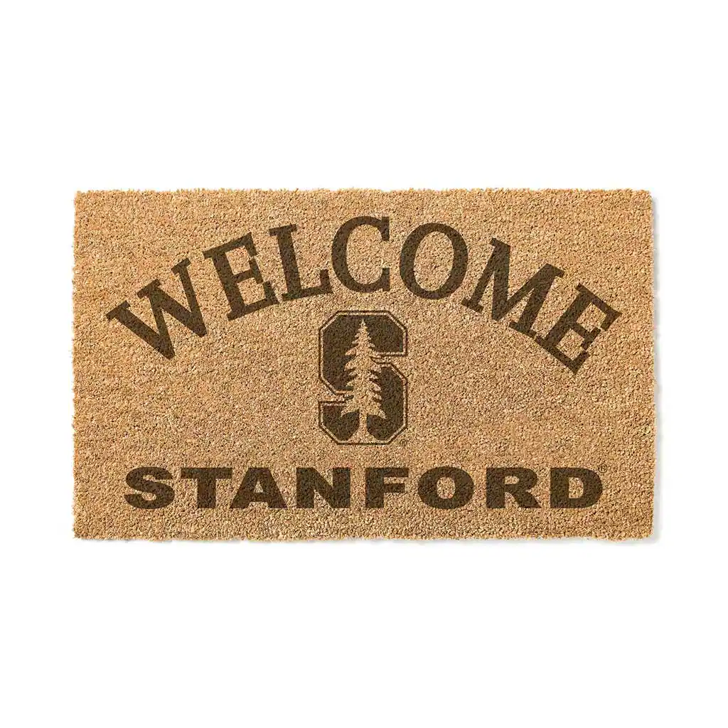Jardine - Stanford Cardinal 18" x 34" Welcome Coir Doomat - Brown