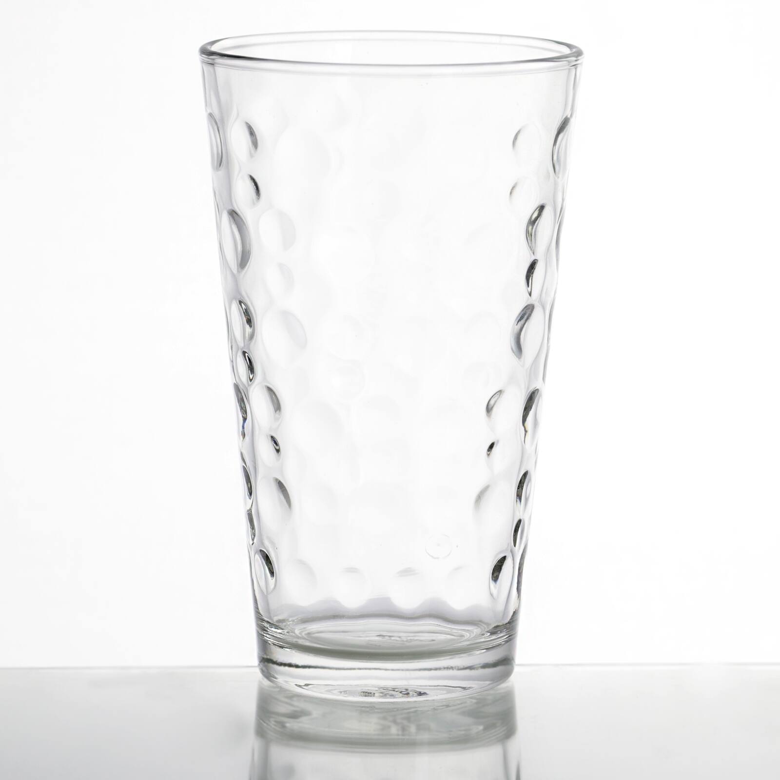 Alt View 4. Gibson - Gibson Home Great Foundations 4 Piece 16 oz. Tumbler Set in Bubble Pattern - Clear.