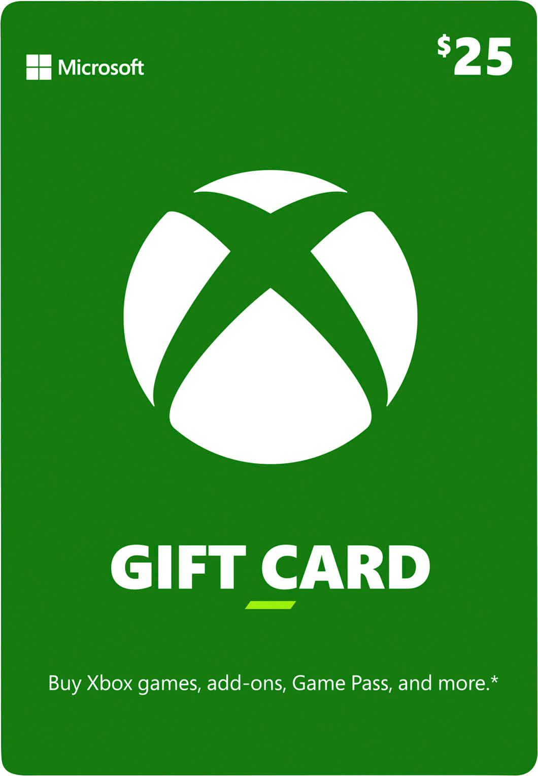 Microsoft Xbox $25 Gift Card XBOX 