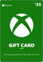 Microsoft - Xbox $25 Gift Card - Front_Zoom