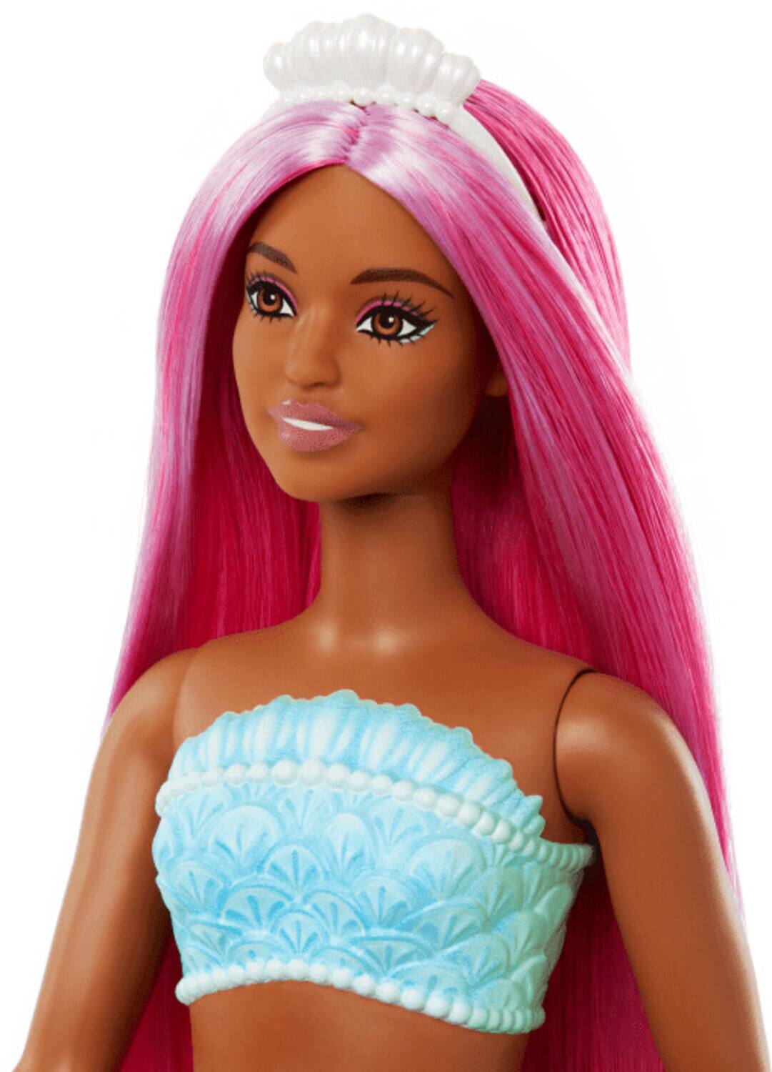 Alt View 3. Mattel - Barbie Mermaid Doll, Colorful Hair   - Collectibles - Multicolor.