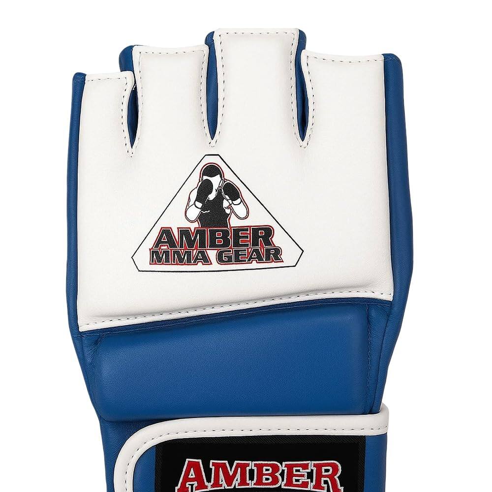 Amber Sporting Goods Premium Leather MMA Amateur Competition Gloves ...