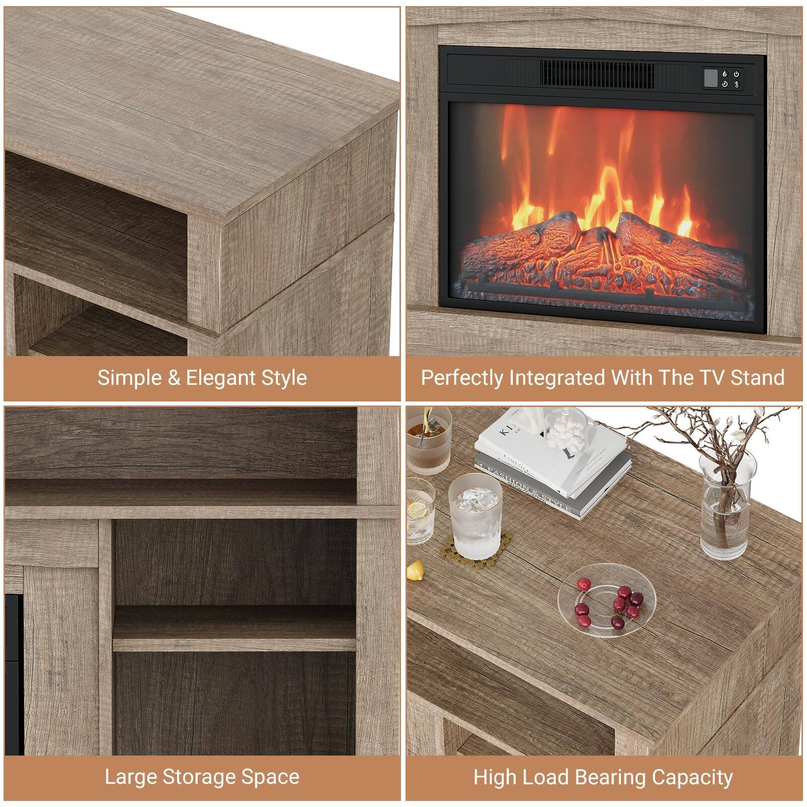 - Simple & Elegant Style
- Perfectly Integrated With The TV Stand
- Large Storage Space
- High Load Bearing Capacity