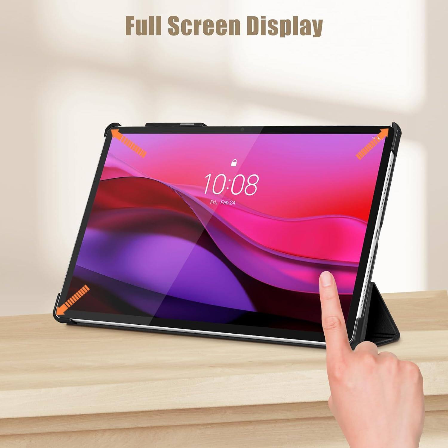Full Screen Display  
10:08 Fri, Feb 24