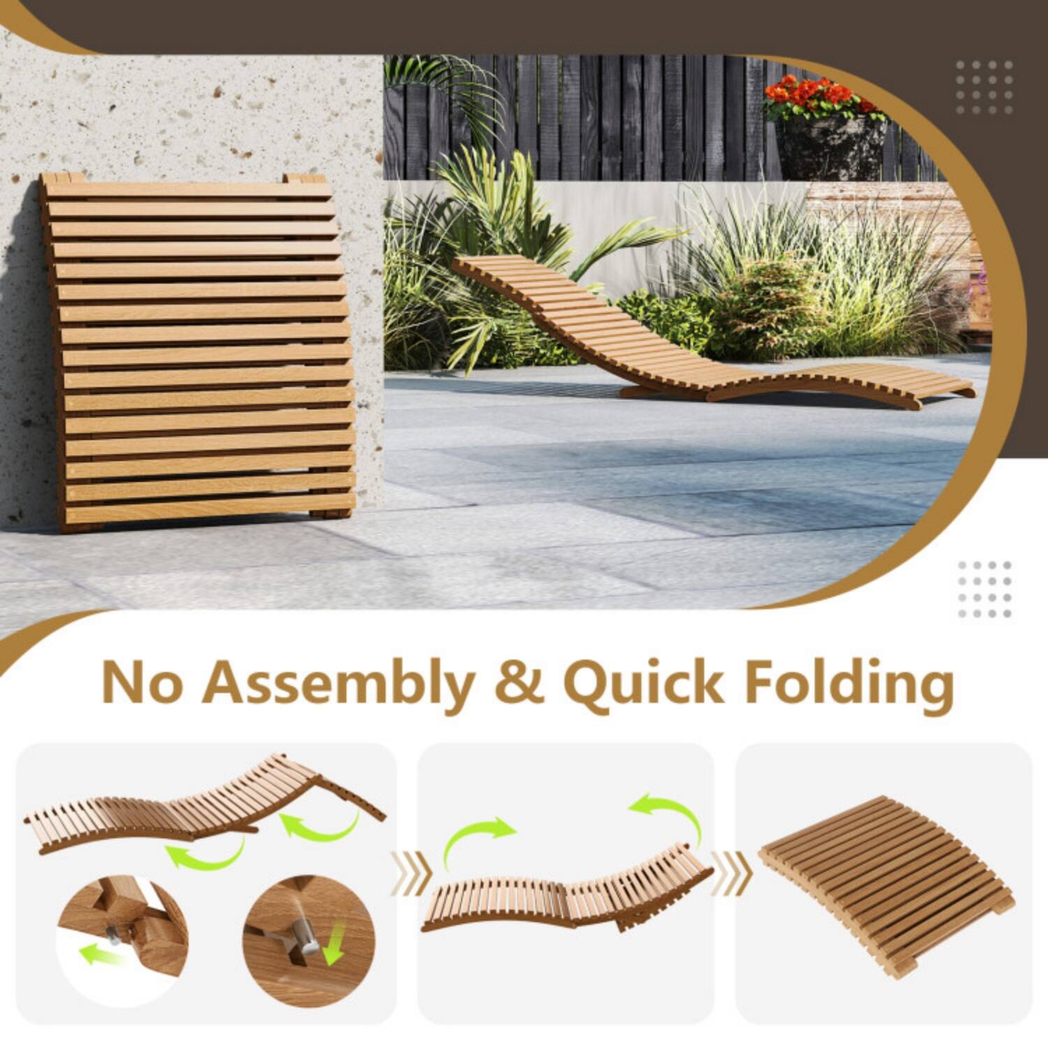 No Assembly & Quick Folding