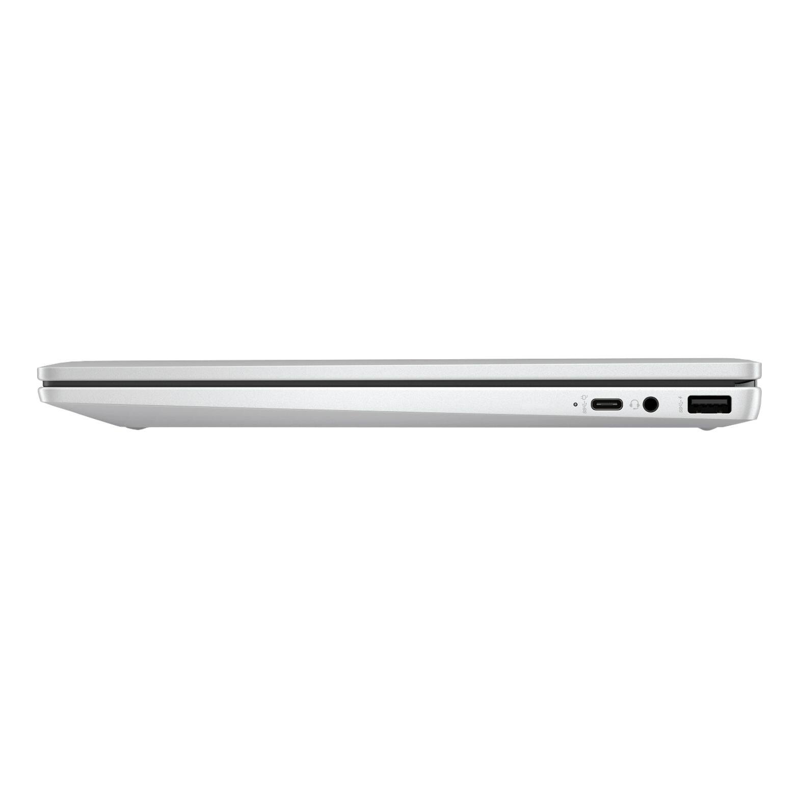 Alt View 5. HP - Chromebook x360 14bt-cd000 14" Intel Processor N200 3.2 GHz up to 3.7 GHz 4GB RAM 64GB SSD ChromeOS - Silver.