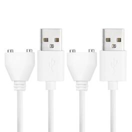 Unique Bargains - Magnetic USB DC Charger Cable, 10mm, 2.6ft, USB, Smart Protect, Single Polarity, 2pcs - for Toys - White