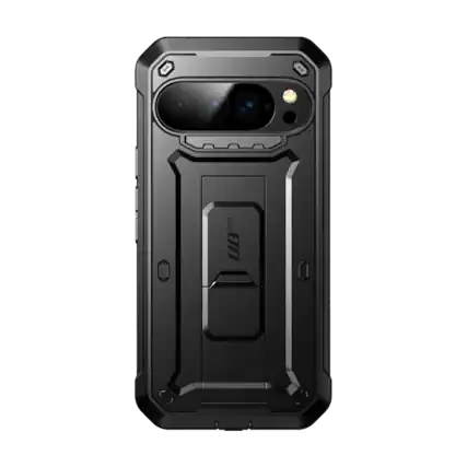 Front. SUPCASE - Google Pixel 10 Pro XL Unicorn Beetle PRO Rugged Phone Case - Black.