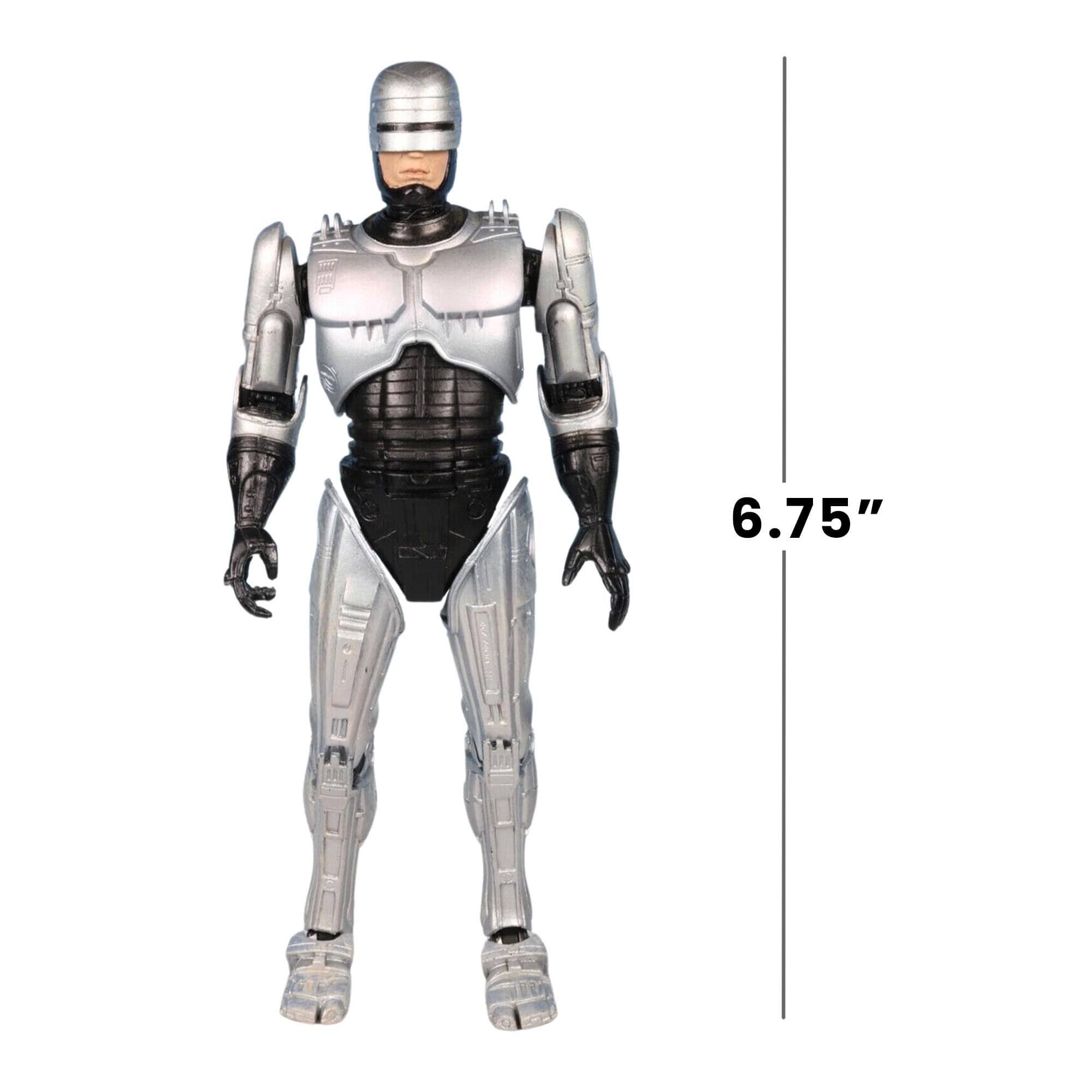 Alt View 3. Trick or Treat Studios - Robocop 6.75-Inch Action Figure - Silver.