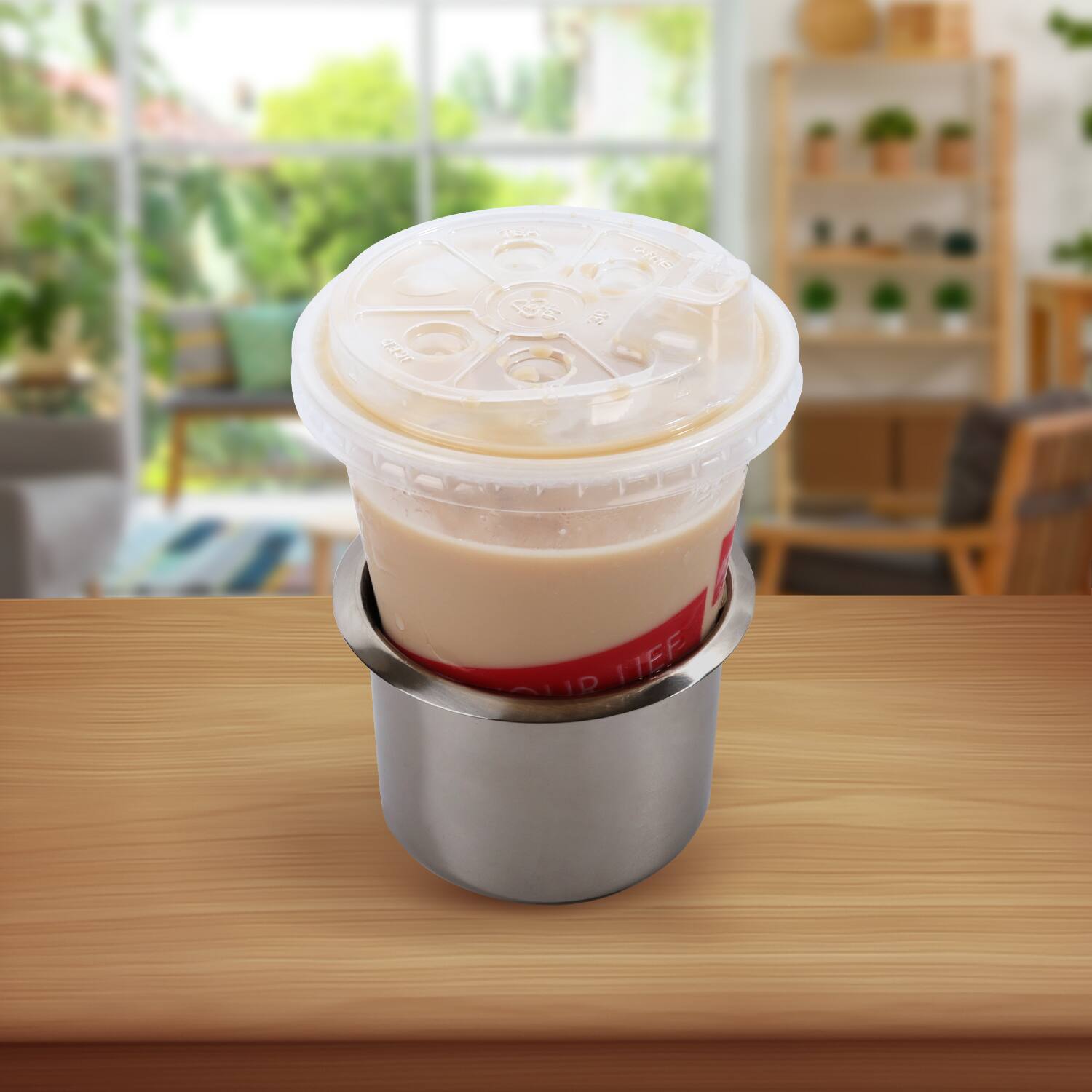 Alt View 1. GSE Games & Sports Expert - Drop-in Anti-Spill Storage Drink Cup Holder for Casino Poker Table (Small - Single).