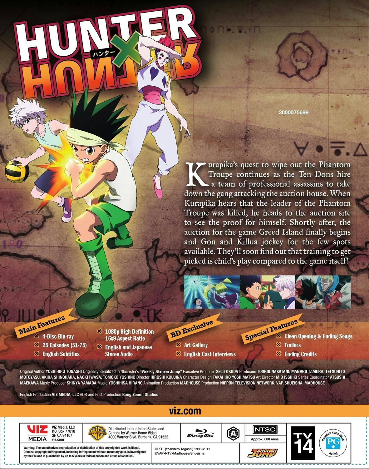 Back. Hunter x Hunter Set 4 (Blu-ray Set) [Blu-ray].