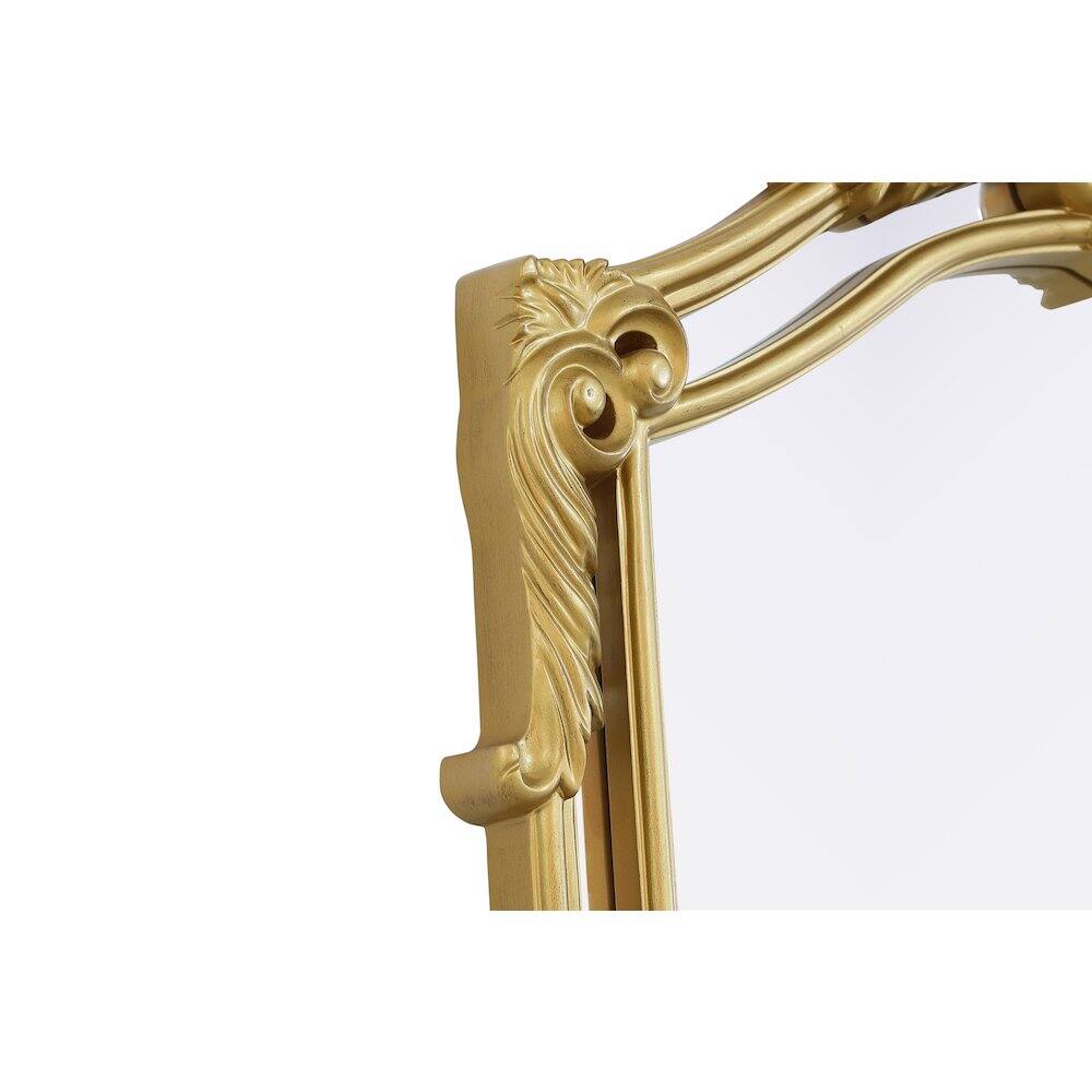 Alt View 1. Elegant Kitchen and Bath - Madeline 25.5X40 Traditional Mirror In Gold Leaf - Gold Leaf.