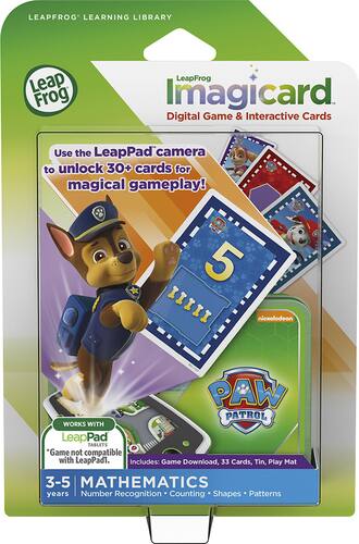 LeapFrog - ImagiCard PAW Patrol Learning Game for Select LeapPad Tablets-Front_Standard 