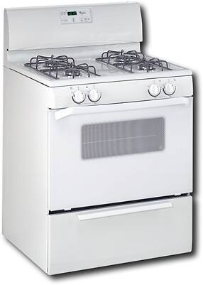 Angle Standard. Whirlpool - 4.5 Cu. Ft. Gas Range - White.