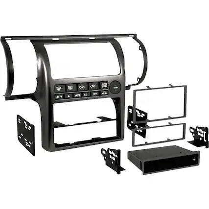 Front. Metra - Dash Kit for Select 2003-2004 Infiniti G35 DIN DDIN - Black.