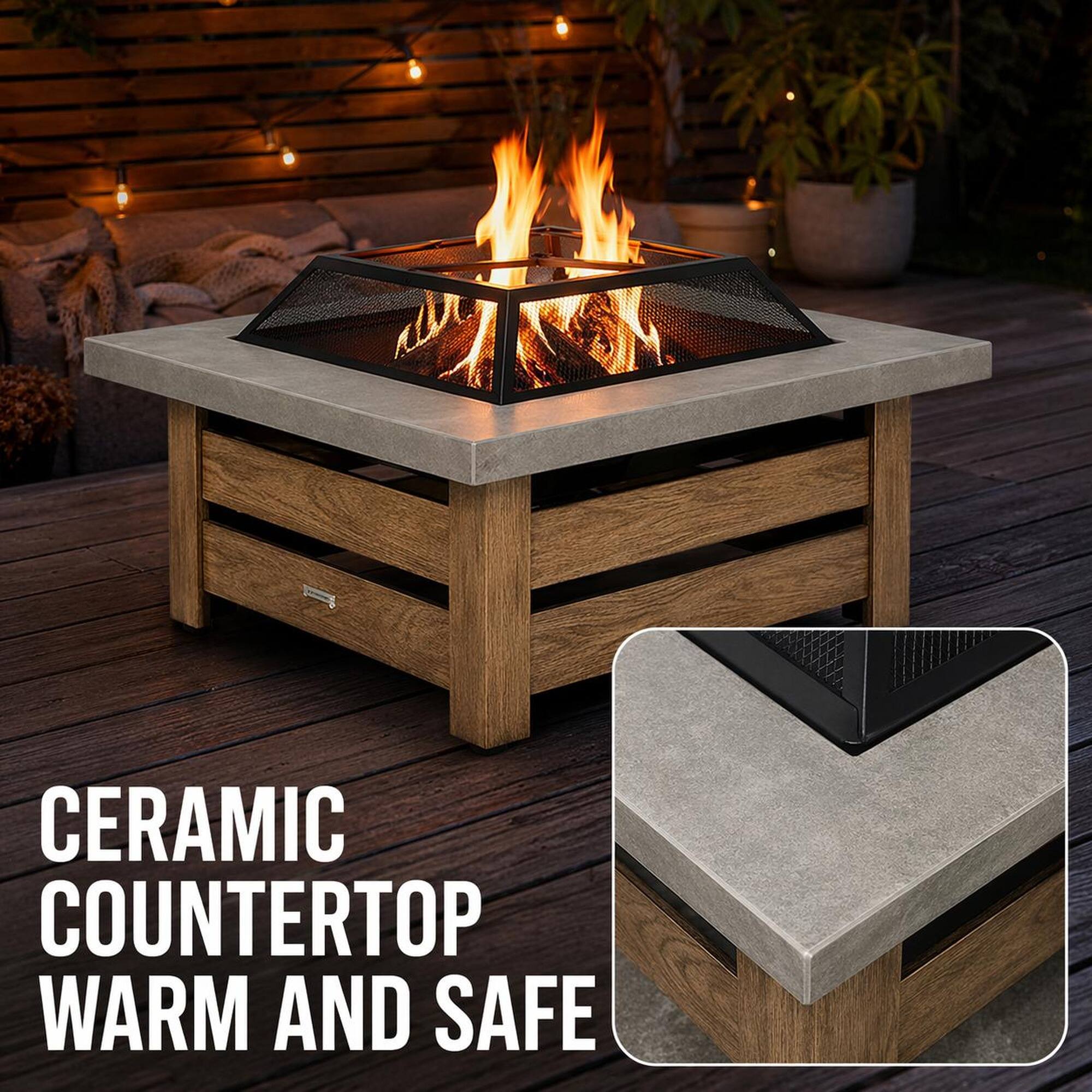 CERAMIC COUNTERTOP WARM AND SAFE
