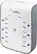 Front. Belkin - SurgePlus 6-Outlet USB Wall-Mount Surge Protector - White.