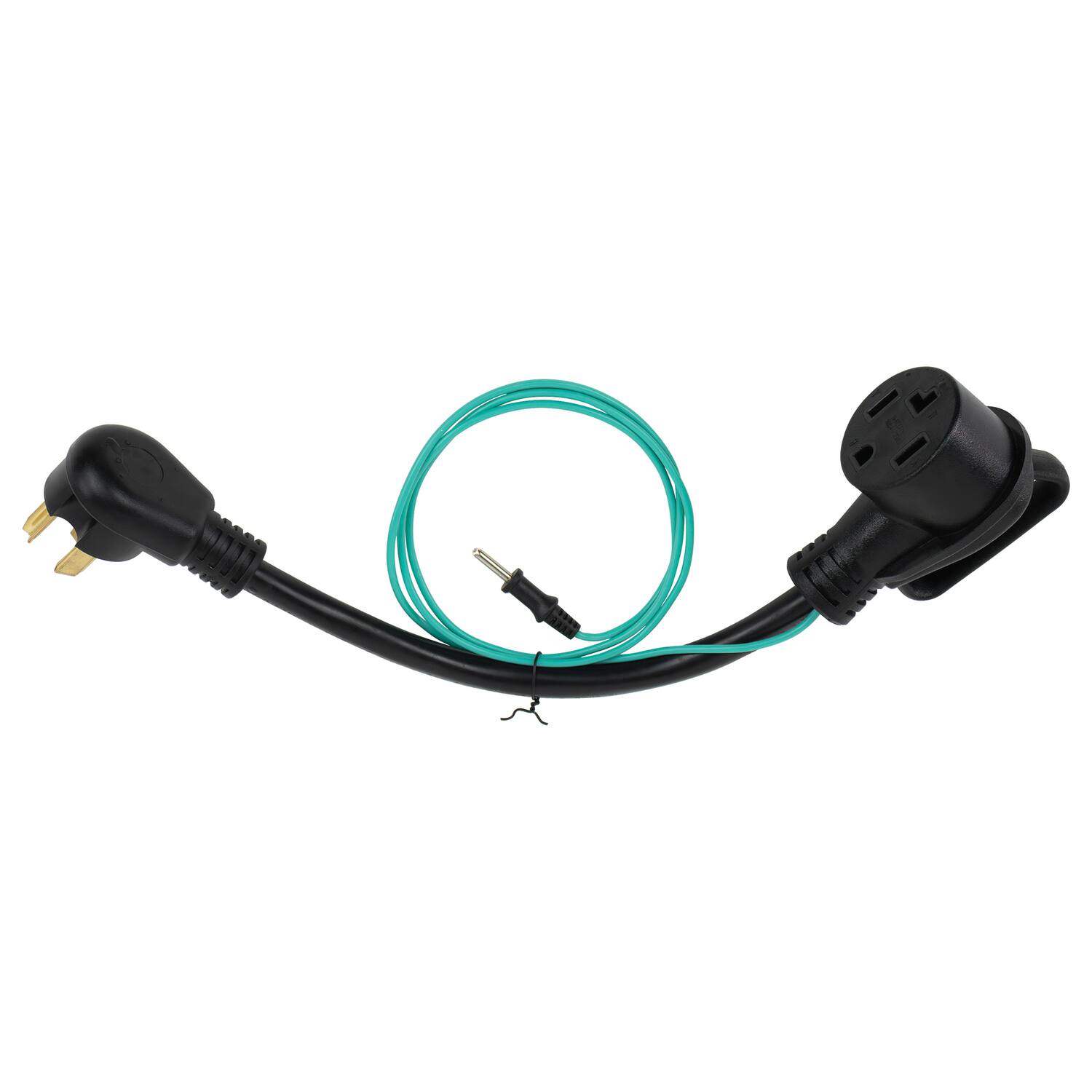 Alt View 8. Certified Appliance Accessories - 3-Prong to 4-Prong Dryer Cord Adapter with Ground Wire.
