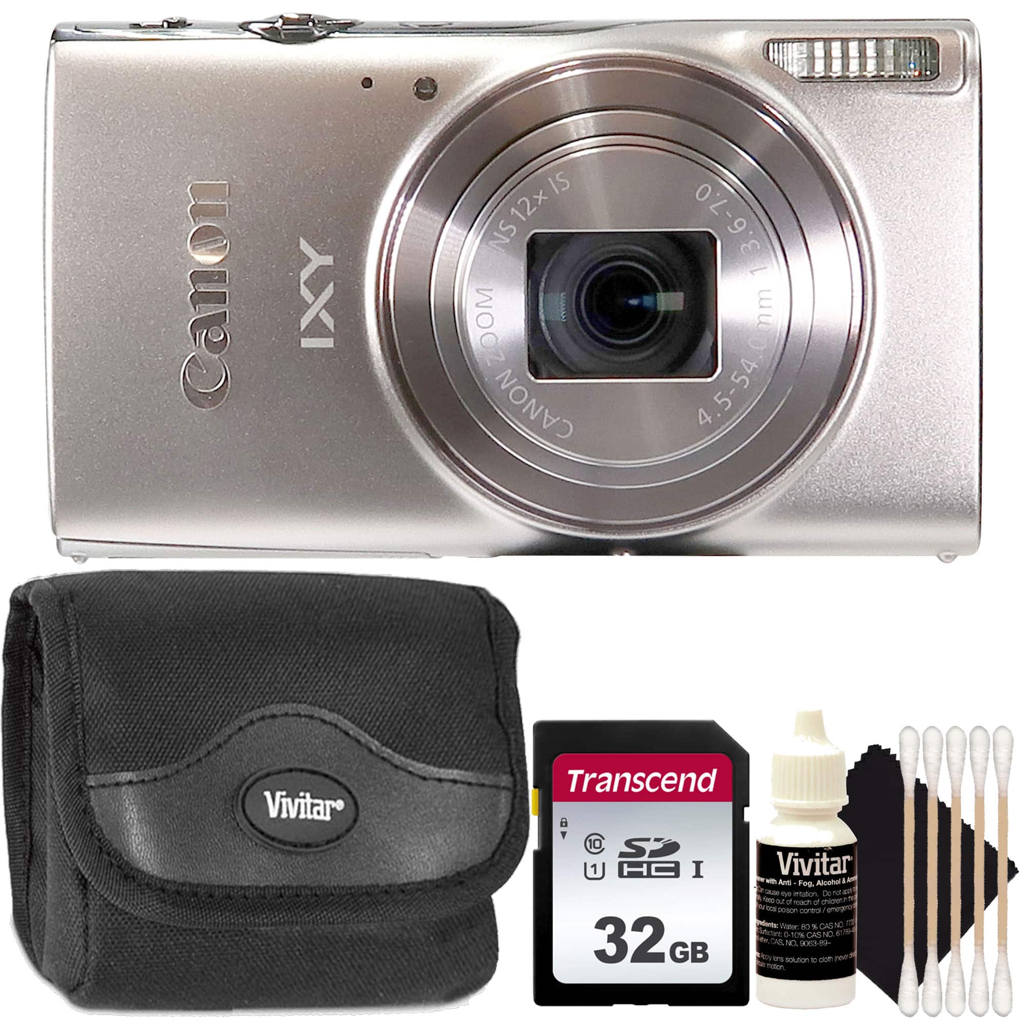 Canon Powershot IXY 650 20.2MP Digital Camera (Silver) Starter Kit