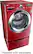 Alt View 3. LG - SteamWasher 4.0 Cu. Ft. 9-Cycle Ultralarge-Capacity High-Efficiency Steam Front-Loading Washer - Wild Cherry Red.
