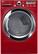 Front Standard. LG - SteamDryer 7.3 Cu. Ft. 9-Cycle Ultralarge-Capacity Steam Electric Dryer - Wild Cherry Red.