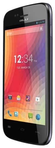 Front Standard. Blu - Advance 4.0 A270a Cell Phone (Unlocked) - Black.
