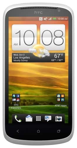 Front Standard. HTC - One VX 4G LTE Cell Phone (Unlocked) - White.