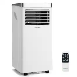 Resenkos - Air Conditioner, Cooler,10000BTU 3-in-1 Portable Air Conditioner with Remote Control - White