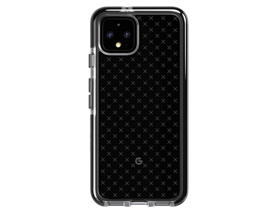 Front. Tech21 - Tech21 Evo Check Phone Case for Google Pixel 4 XL - Smokey Black - Smokey Black.