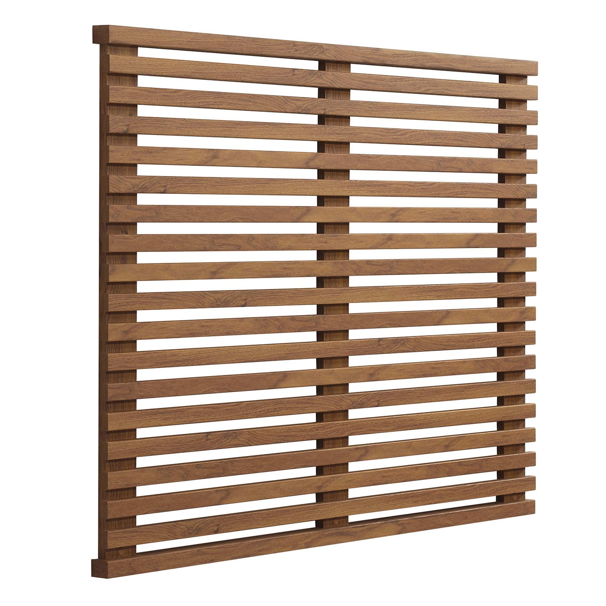 Render Wall Mount Twin Headboard by Modway - Brown