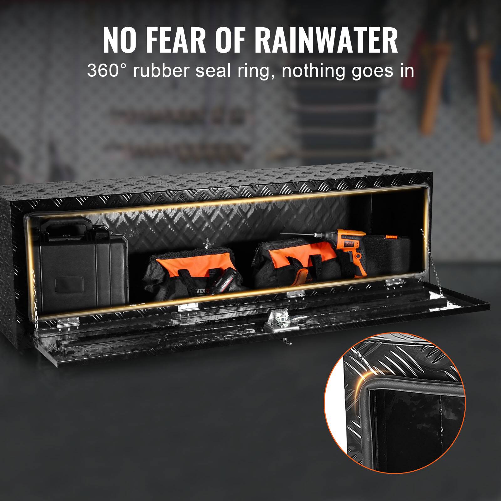 NO FEAR OF RAINWATER 360° rubber seal ring, nothing goes in