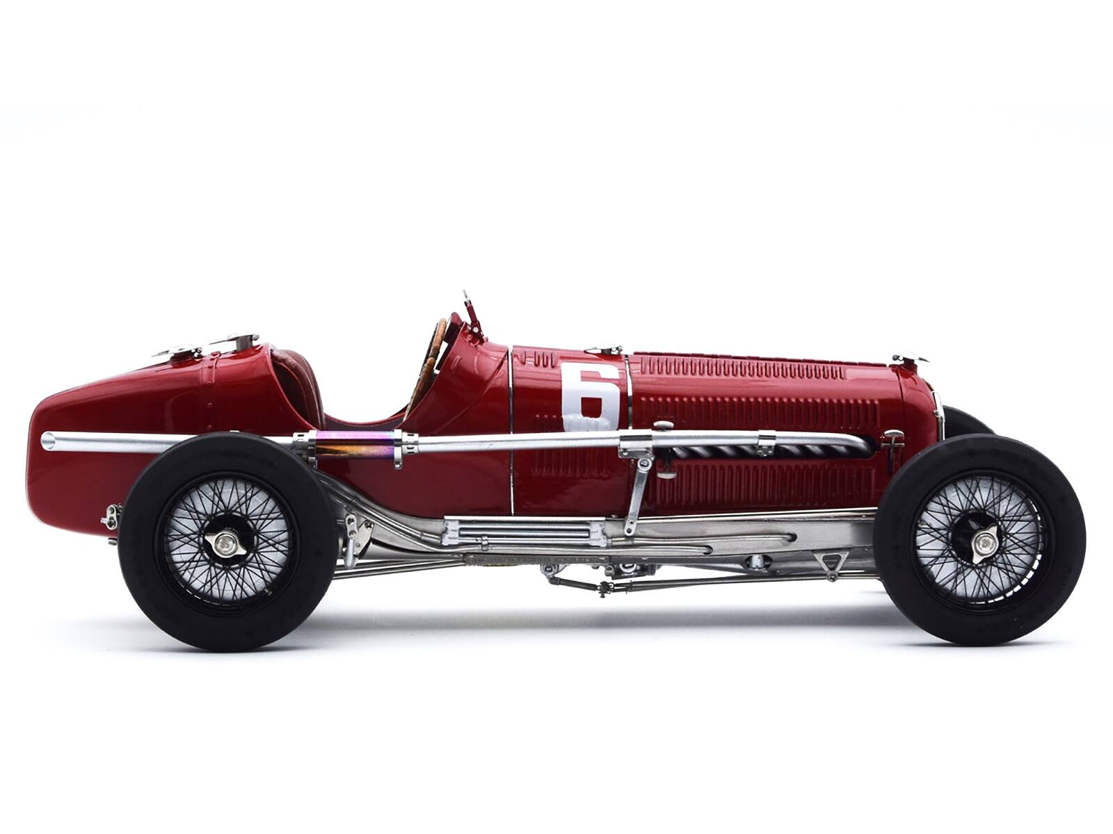 Alt View 1. CMC - Alfa Romeo Tipo B (P3) #6 Rudolf Caracciola Winner Monza GP (1932) Limited Edition to 1000 pieces 1/18 Model Car by CMC.