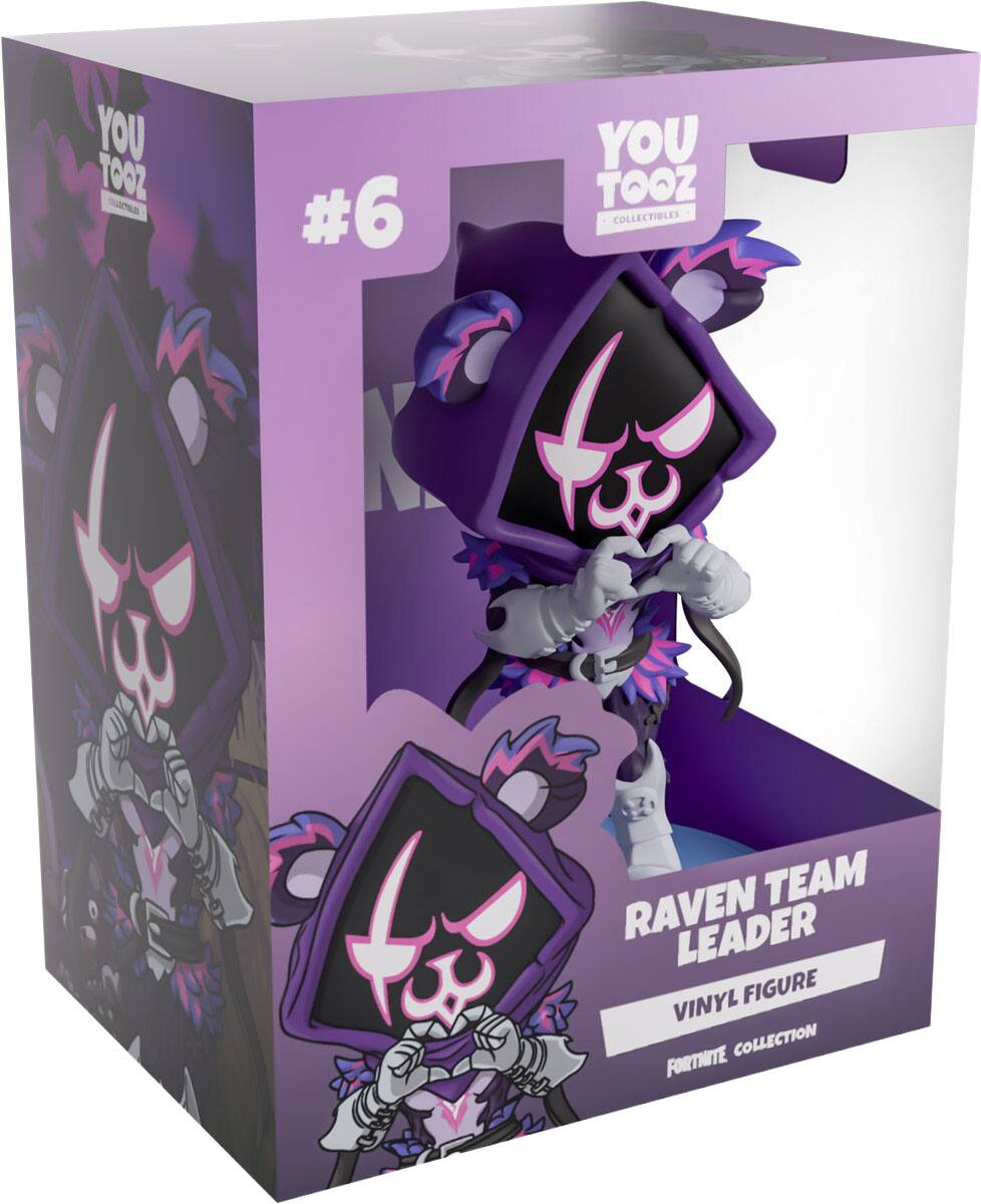 YOU TOOZ  
#6  
YOU TOOZ COLLECTIBLES  
RAVEN TEAM LEADER VINYL FIGURE  
FORTNITE COLLECTION