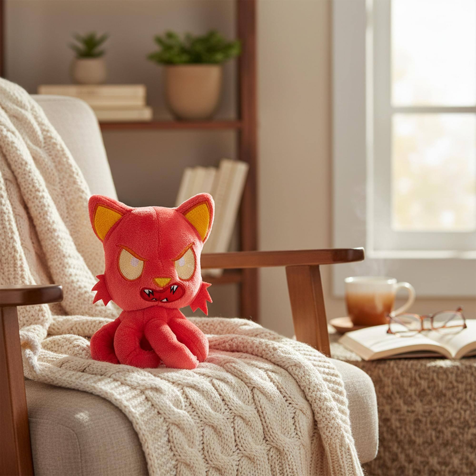 Alt View 2. Tentacle Kitty - Tentacle Kitty Campaign Critters Rage Little One Plush - Pink.