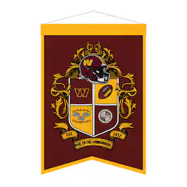 Sporticulture - Washington Commanders 15" x 22" Crest Banner - Multicolor